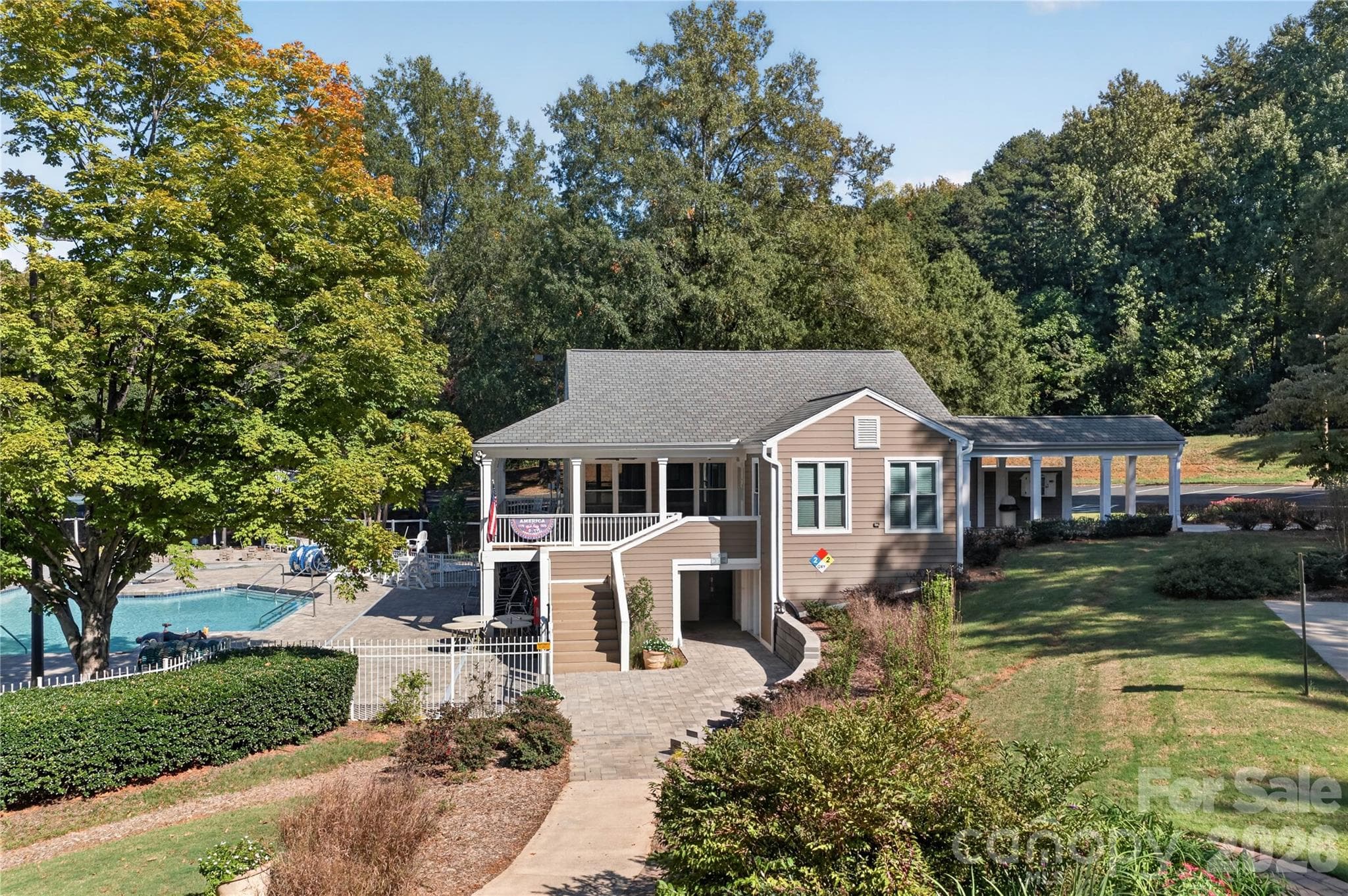 Clubhouse featuring meetings space, fitness gym, and "Little Library." - 4711 Beech Crest Place, Charlotte