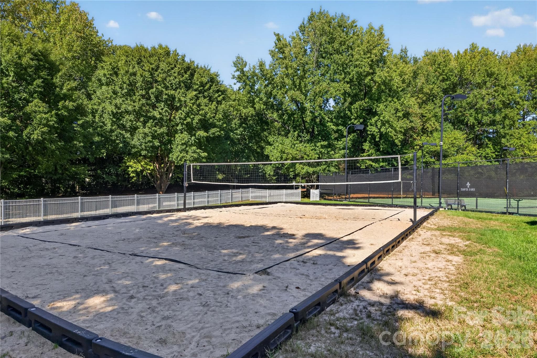 Sand volleyball court. - 4711 Beech Crest Place, Charlotte