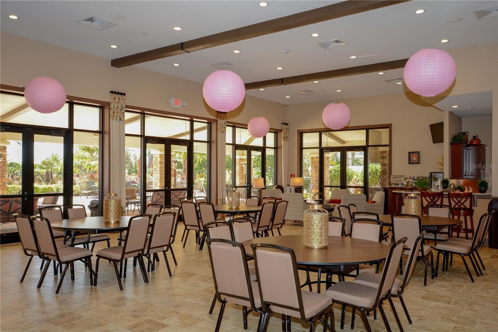 Clubhouse Interior offering a Catering Kitchen for events - 1038 TIMBERVALE TRL, CLERMONT