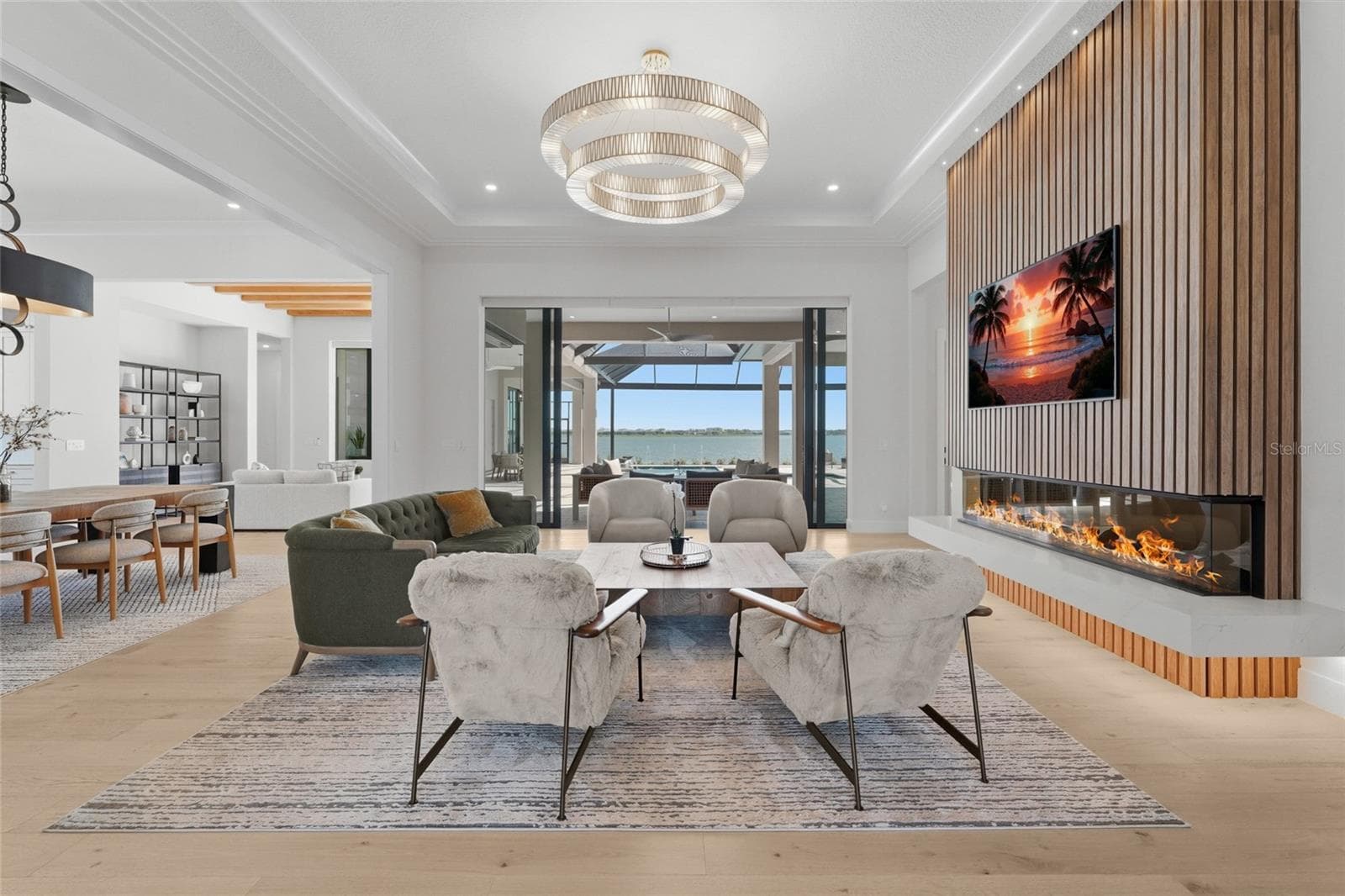 Open concept layout - 596 BLUE SHELL LOOP, SARASOTA