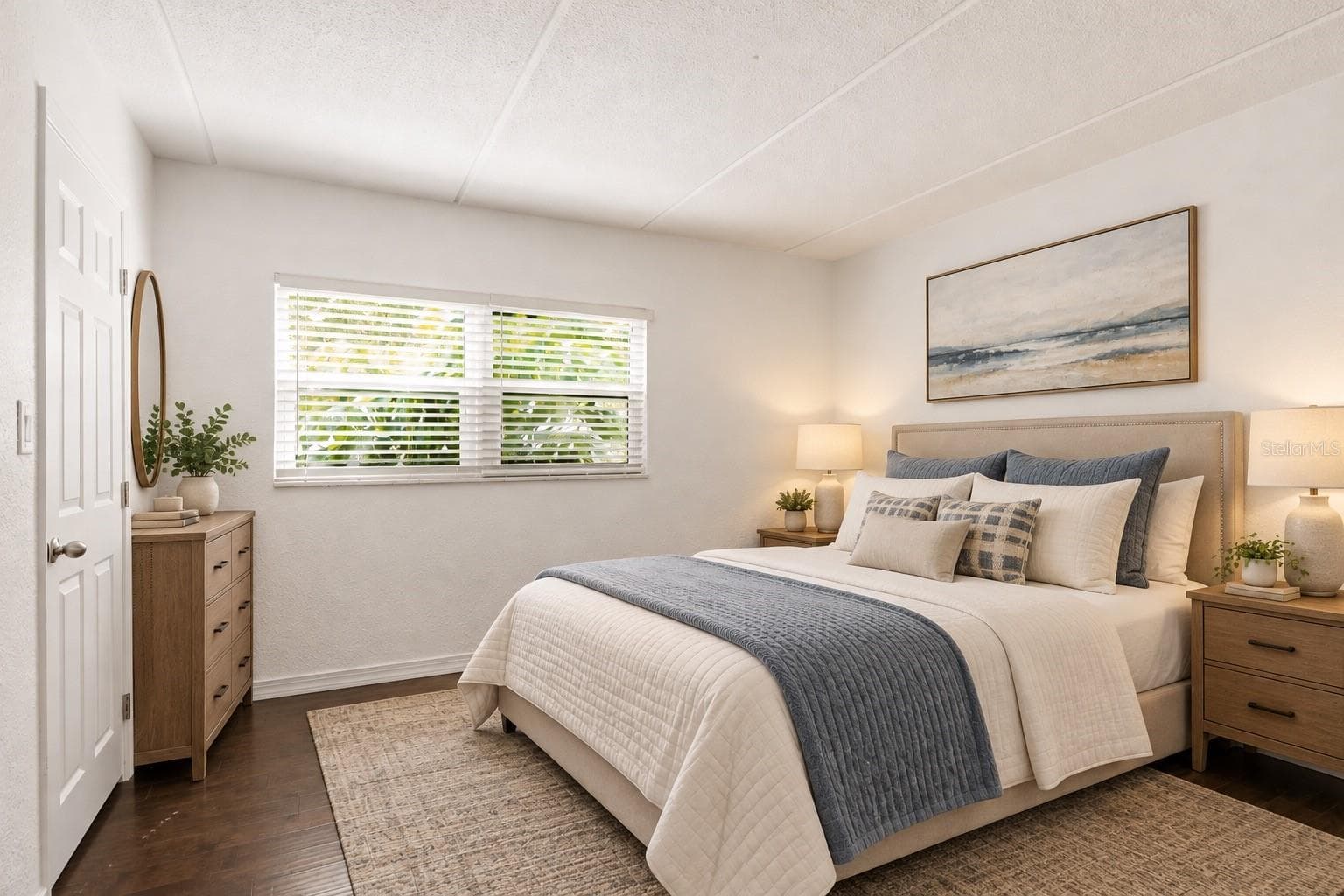 Bedroom 1- Virtual staged - 821 DELEON CT #109, DUNEDIN