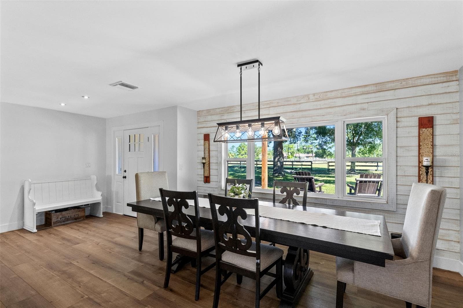Views of the front acreage from your Dining Room Table - 2670 MILLS CREEK RD, CHULUOTA