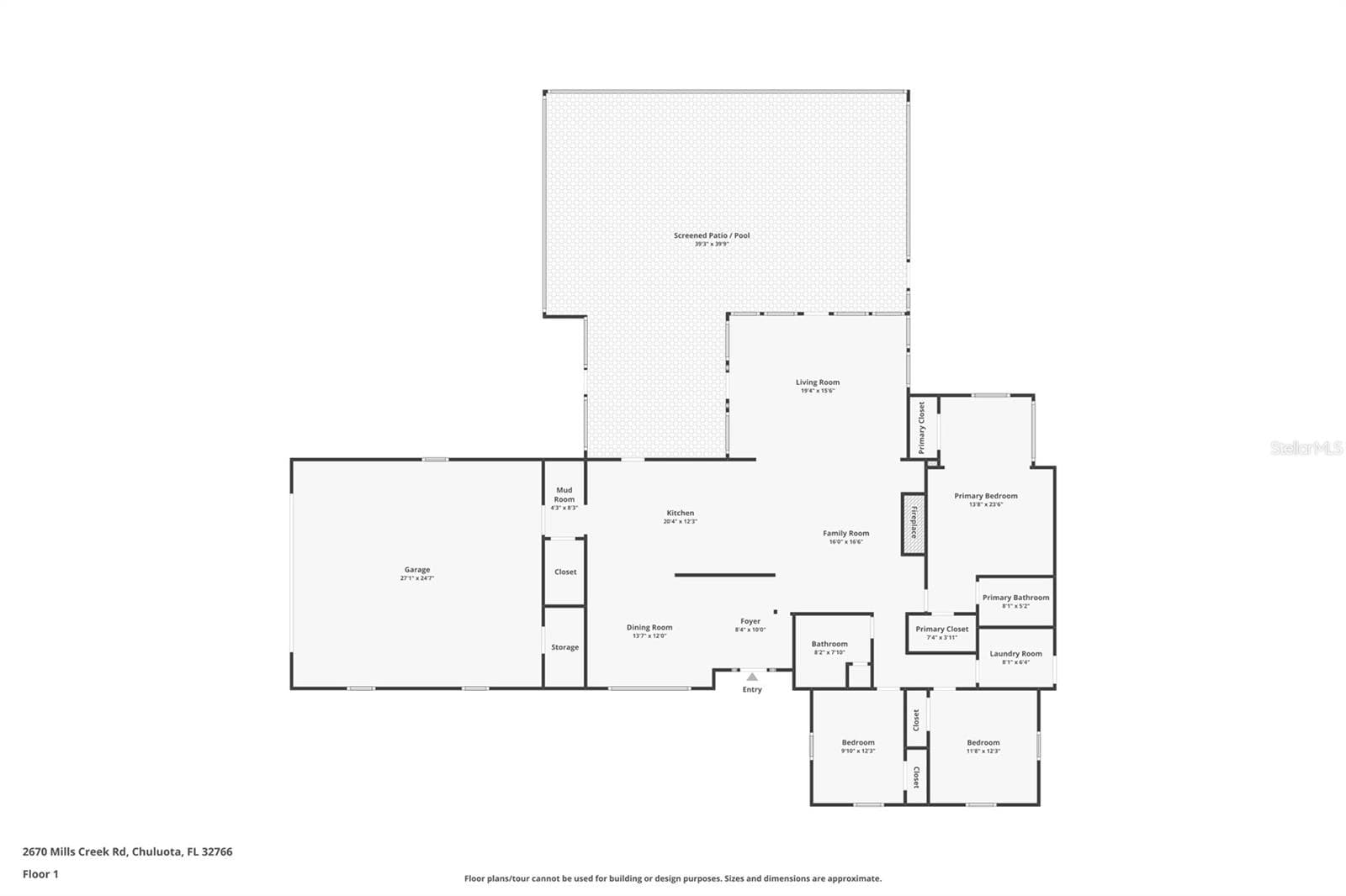Floor plan - 2670 MILLS CREEK RD, CHULUOTA