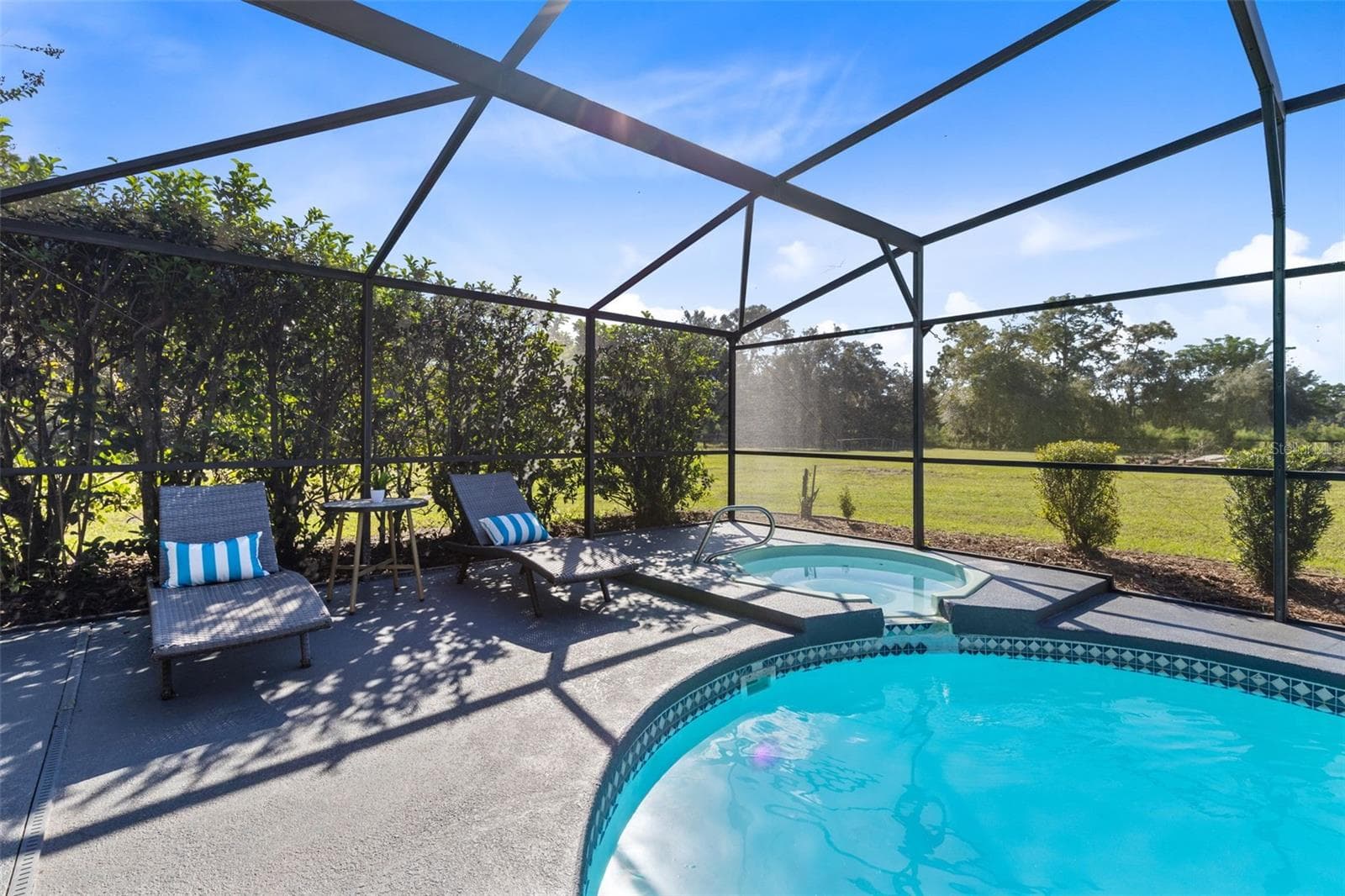 Great pool area - very private. - 2670 MILLS CREEK RD, CHULUOTA