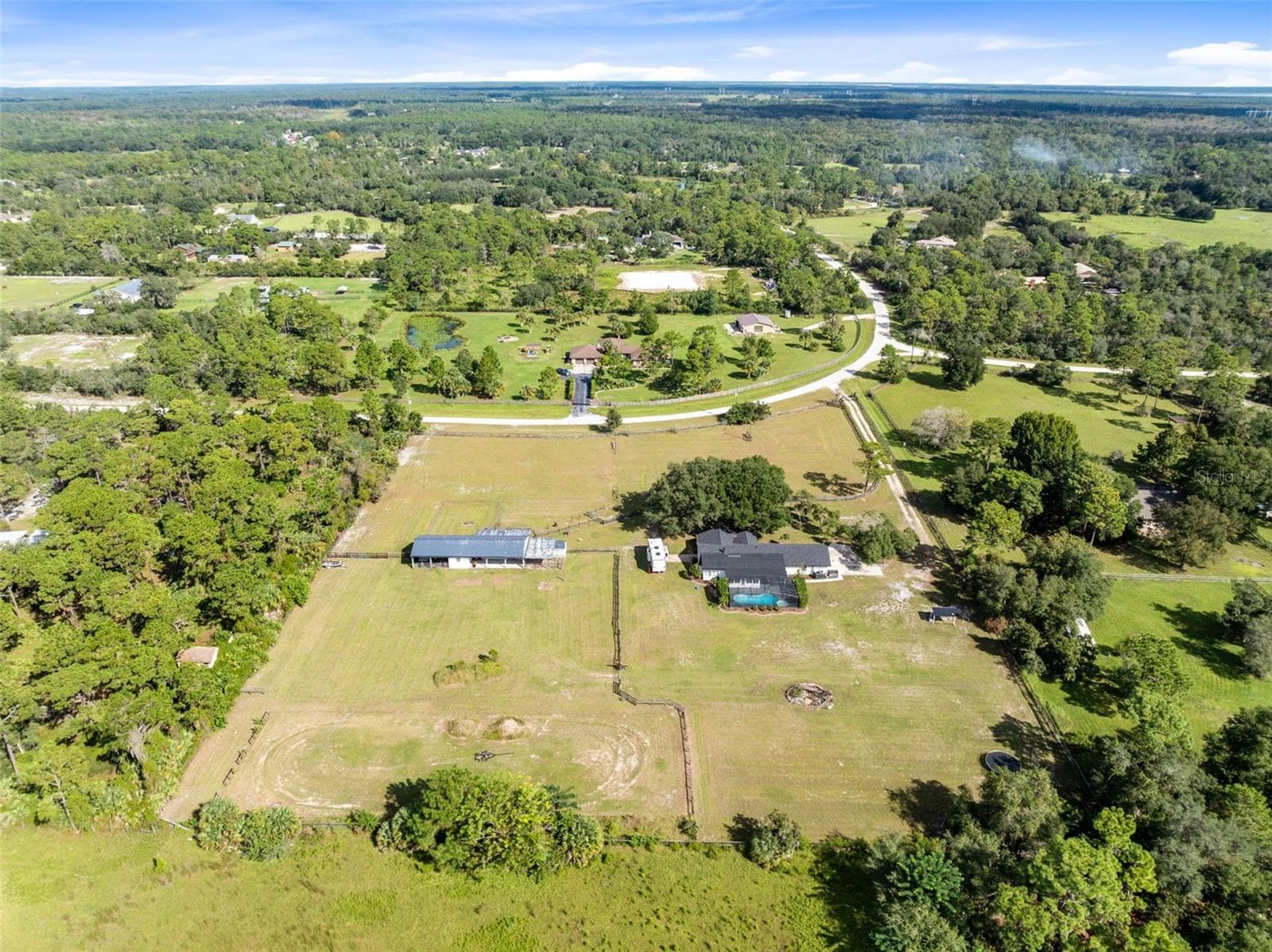 If land is what you are looking for, this home has it. Plenty of rooms for horses, chickens, toys. - 2670 MILLS CREEK RD, CHULUOTA