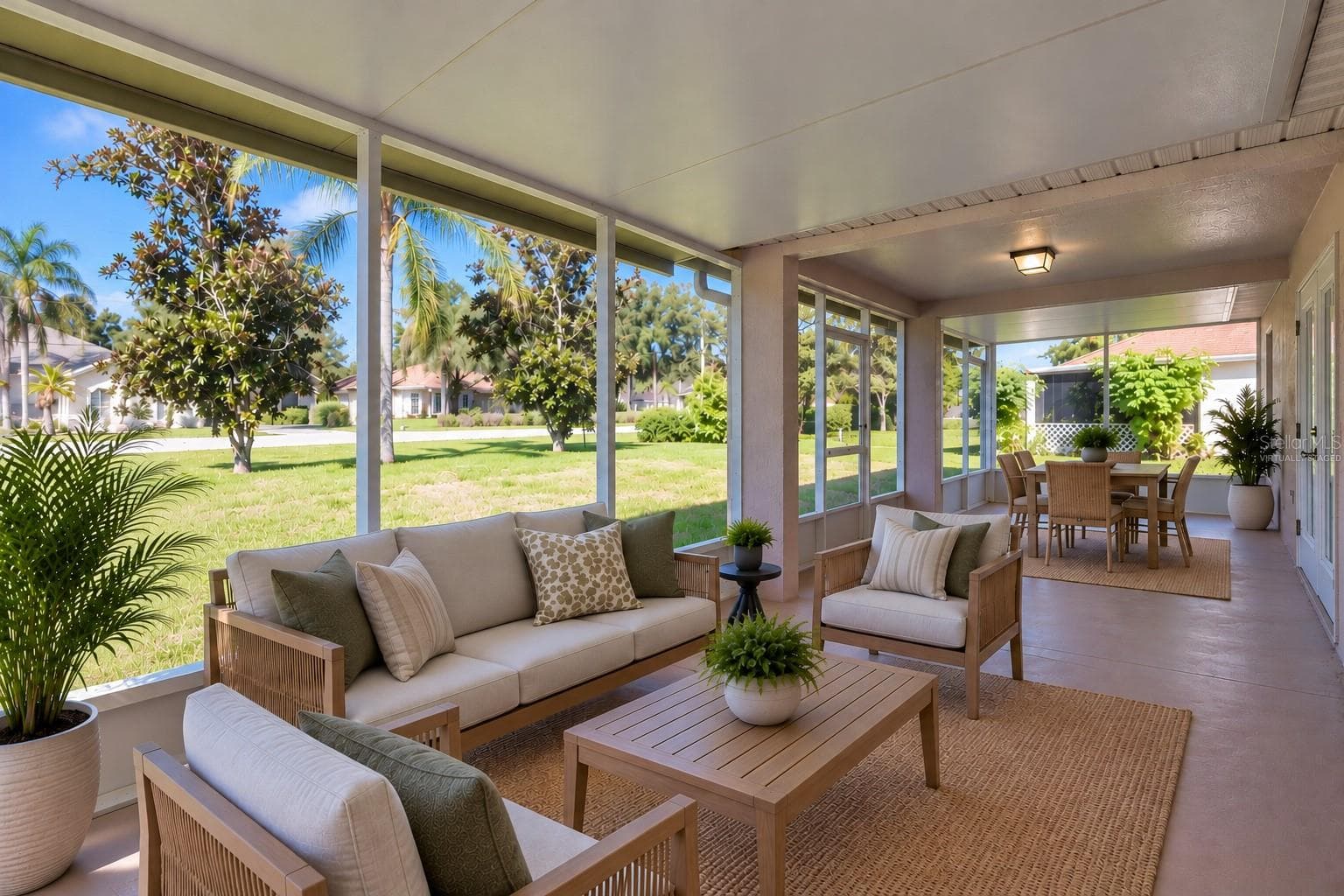 Screened Patio - Virtually Staged - 11413 PATRICO LOOP, CLERMONT
