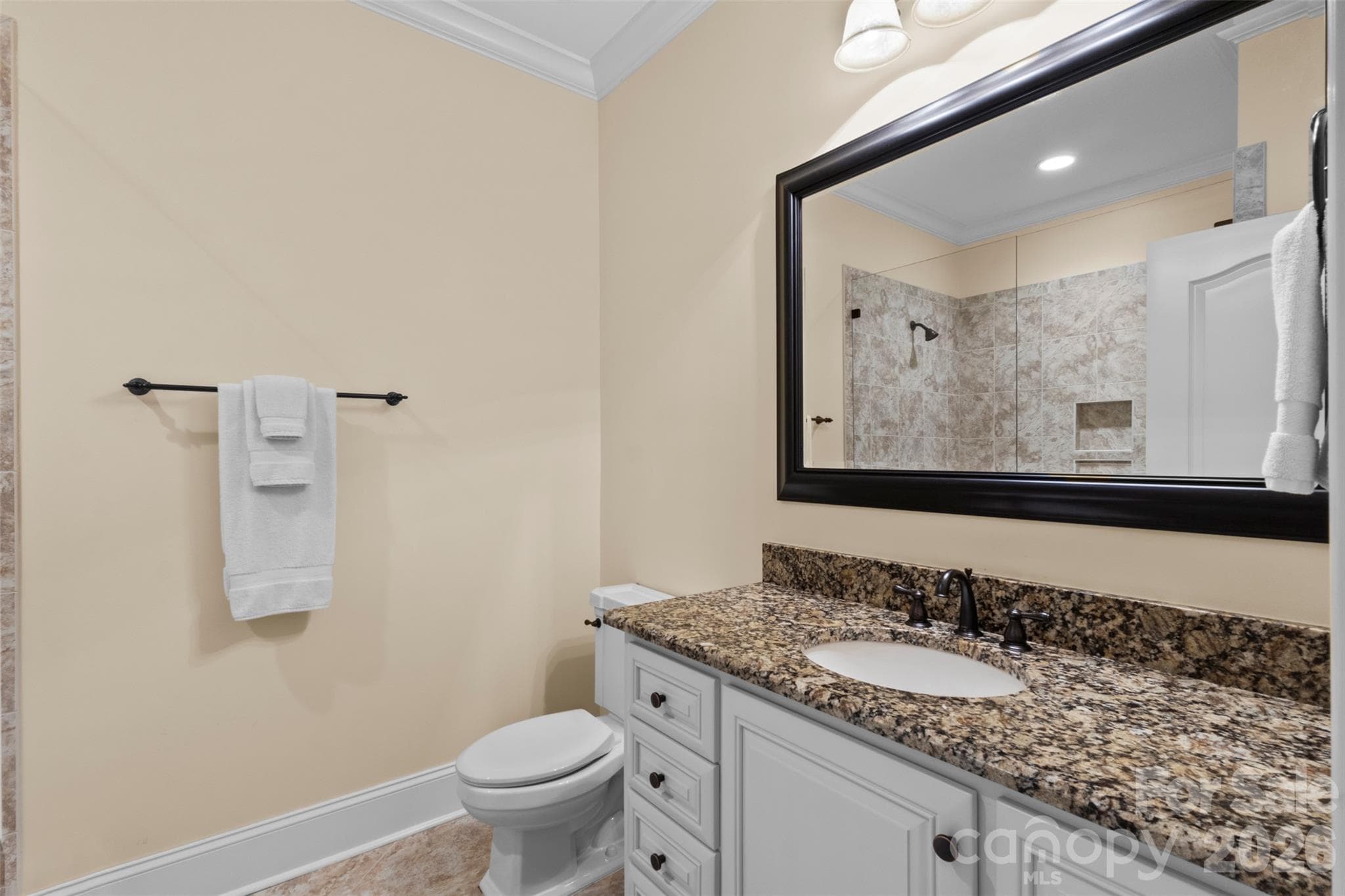 En-suite bath for downstairs bedroom - 973 Pinnacle Drive, Iron Station