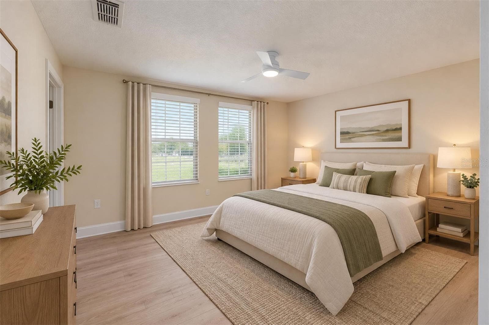Virtually Staged - Primary bedroom - 1485 RYLEE ROCK WAY, KISSIMMEE