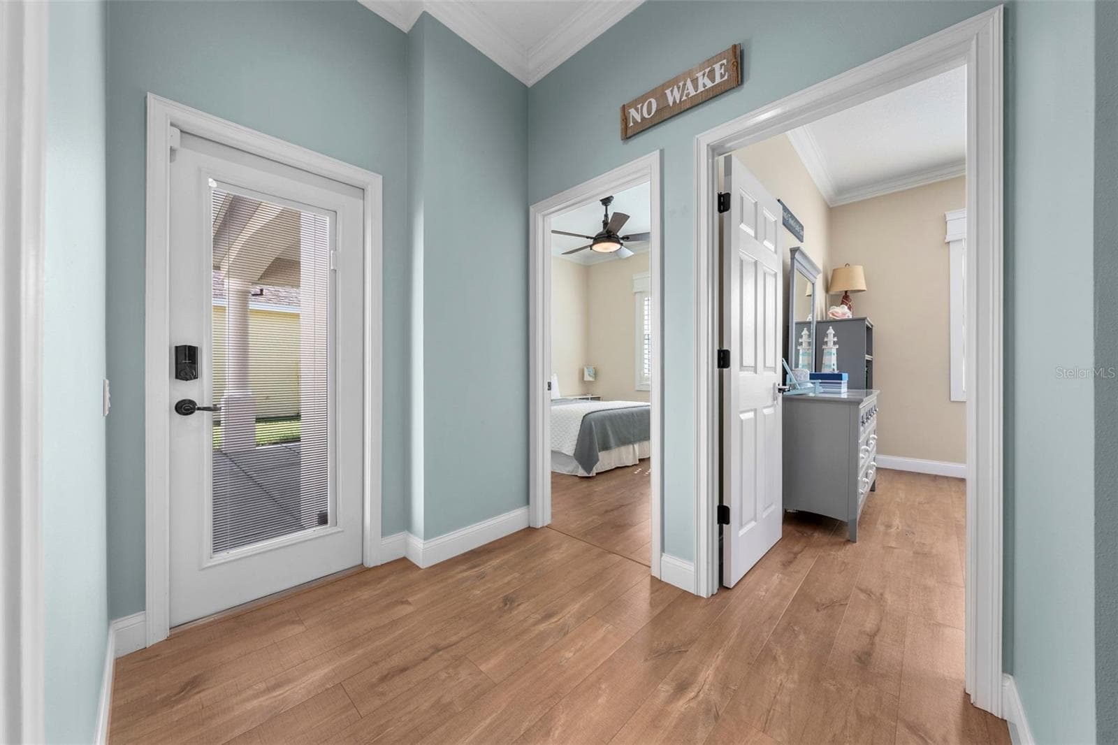 Two bedrooms tucked together in their own wing provide a comfortable retreat for overnight visitors. - 4739 COMPASS DR, BRADENTON