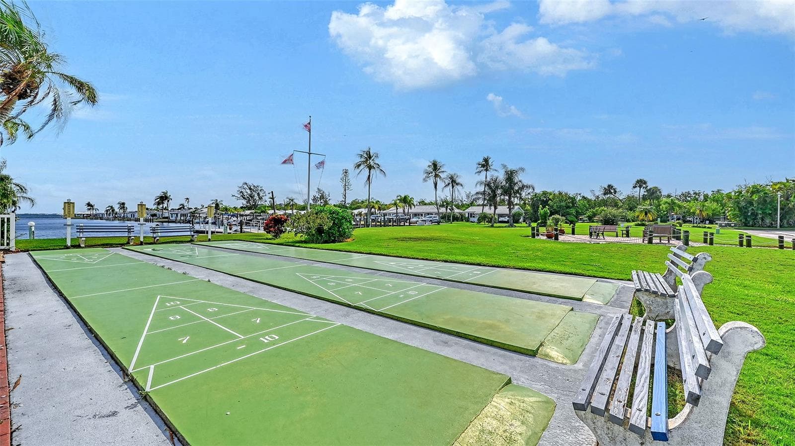 Shuffleboard courts. - 693 SPANISH DR N #24, LONGBOAT KEY