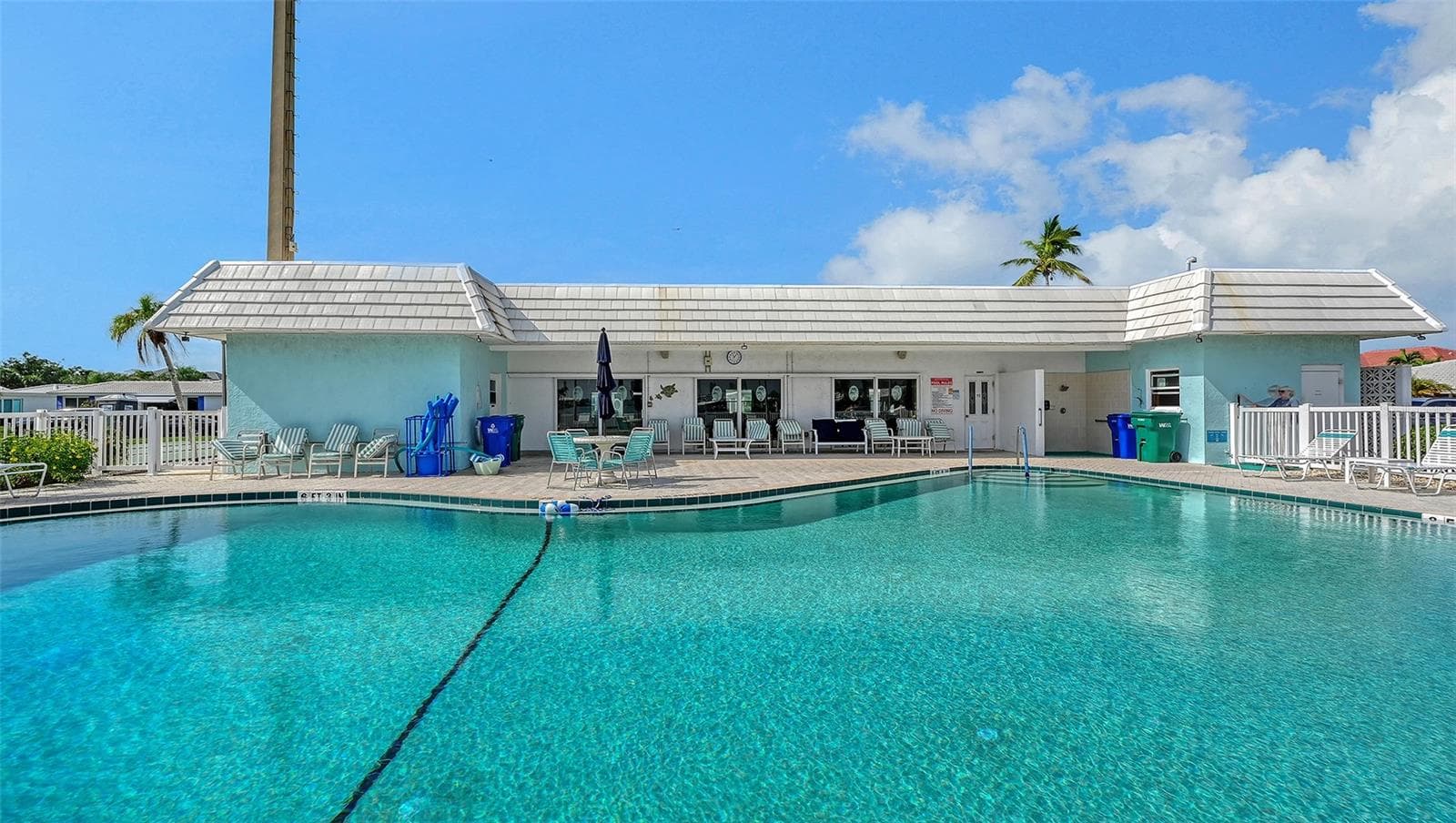 Association swimming pool behind the clubhouse. - 693 SPANISH DR N #24, LONGBOAT KEY