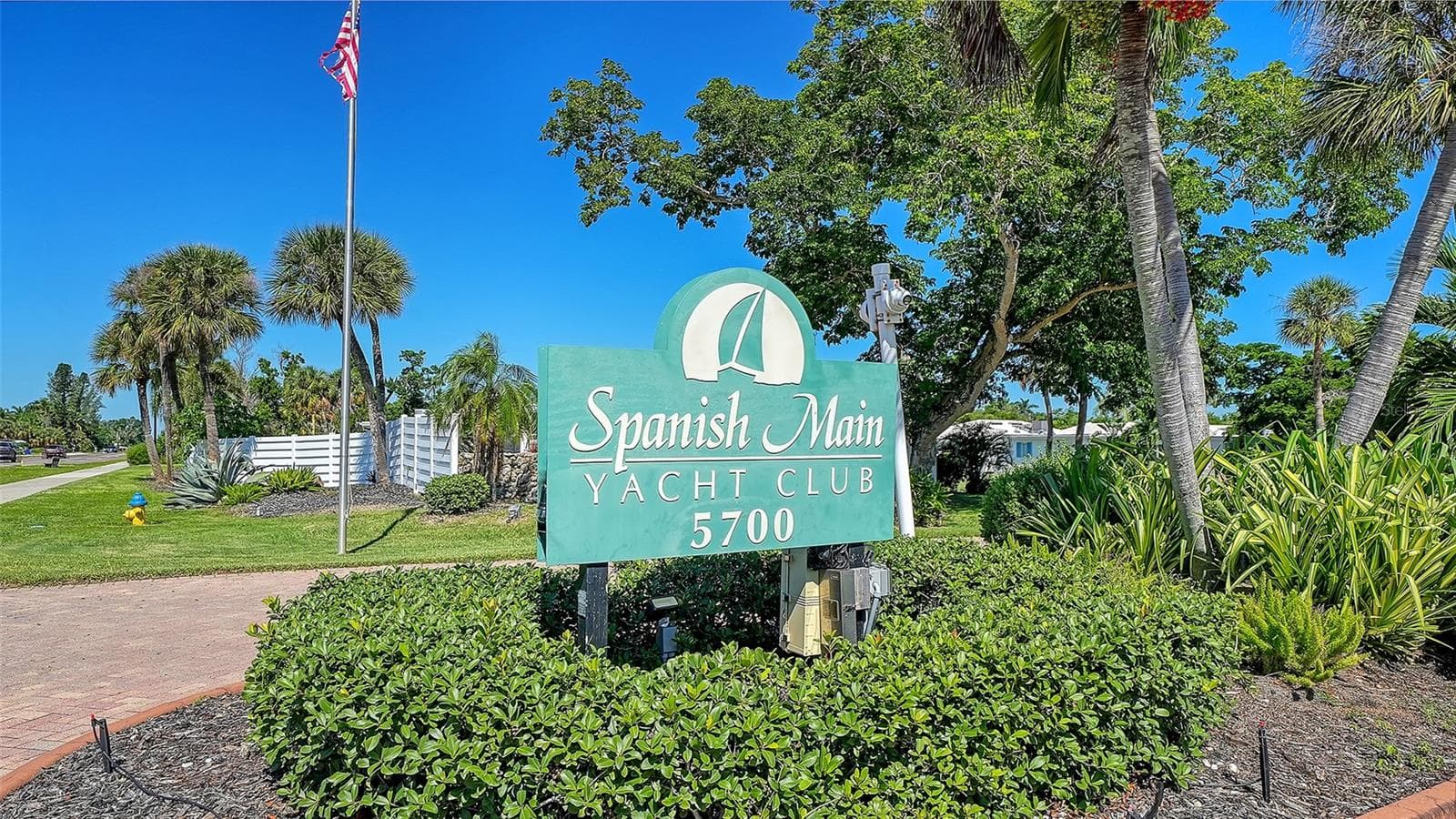 Spanish Main Entry Marquee. - 693 SPANISH DR N #24, LONGBOAT KEY