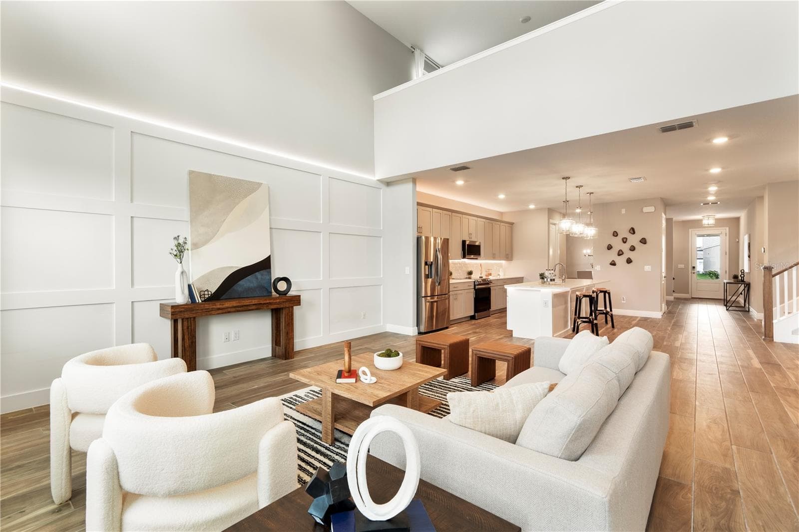 LIVING ROOM W/ OPEN CONCEPT - 2094 DERWENT DR, DAVENPORT