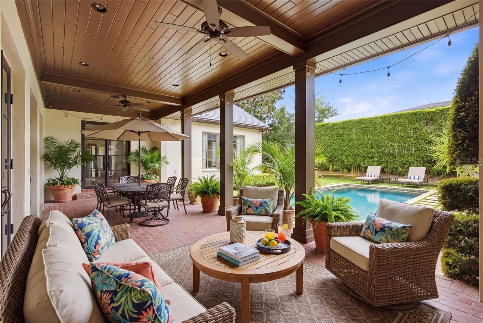 porch virtually staged - 2228 AZALEA PL, WINTER PARK