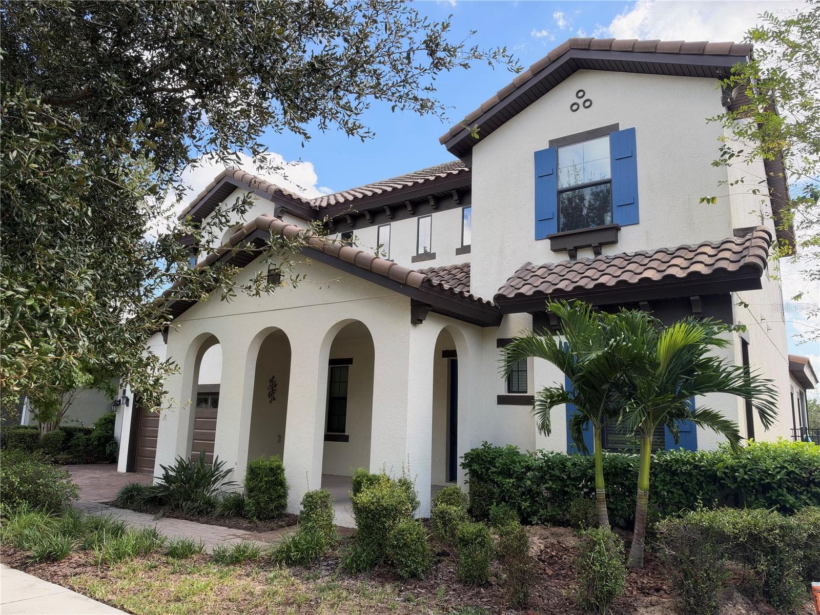 Freshly Painted Shutters & New Palm - 5830 WATERCOLOR DR, LITHIA