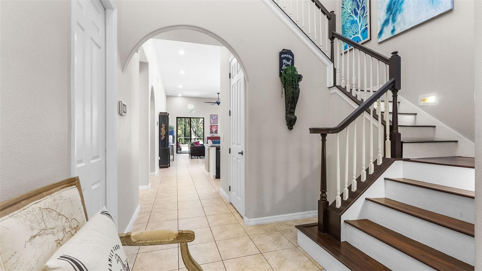Staircase To Second Floor - 20316 HERITAGE POINT DR, TAMPA