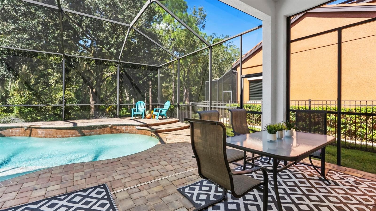 Pool-Covered/Screened Lanai & Seating Area - 20316 HERITAGE POINT DR, TAMPA