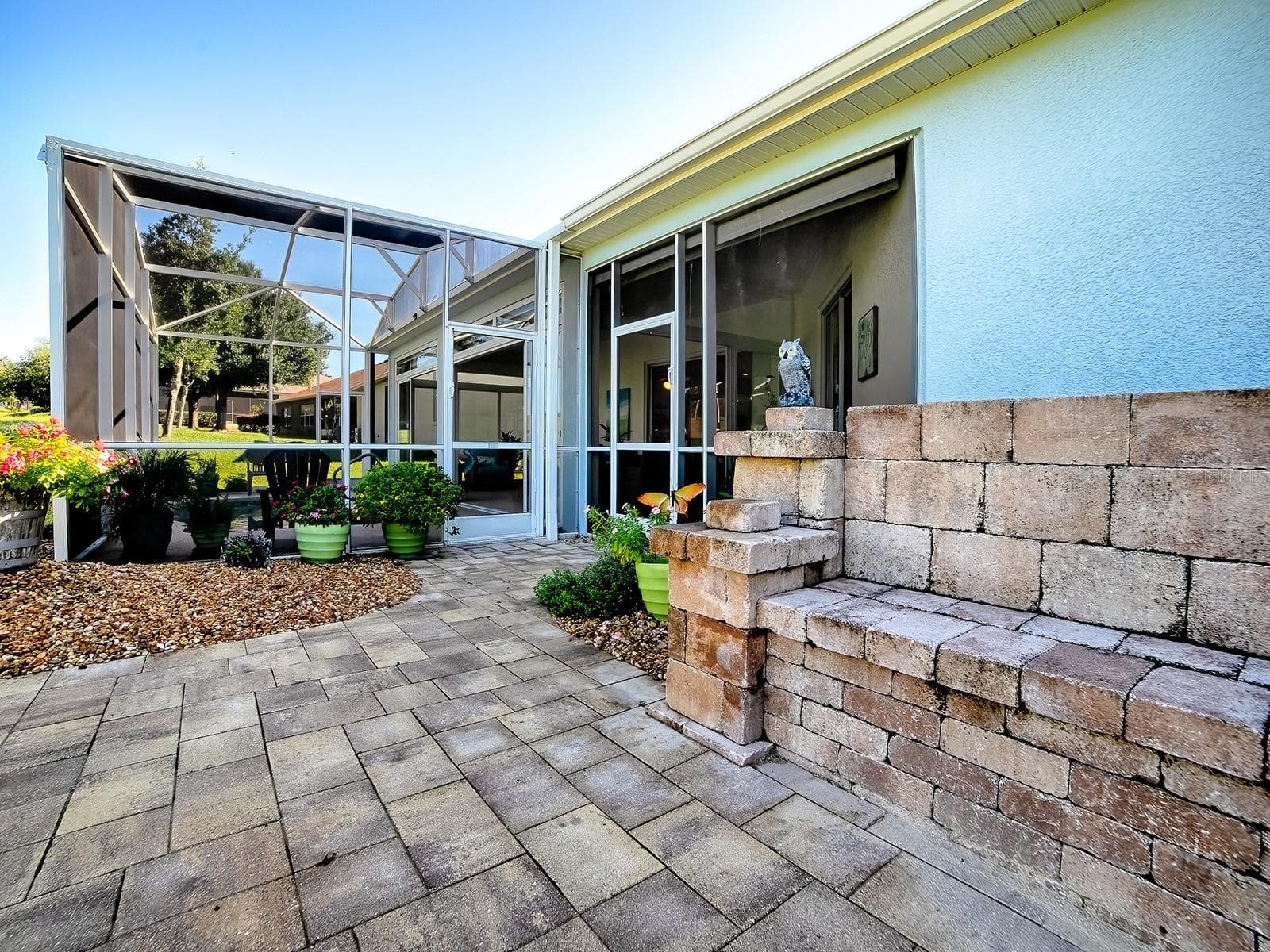 Paver patio. Great for Grilling - 4818 SABLE RIDGE CT, LEESBURG