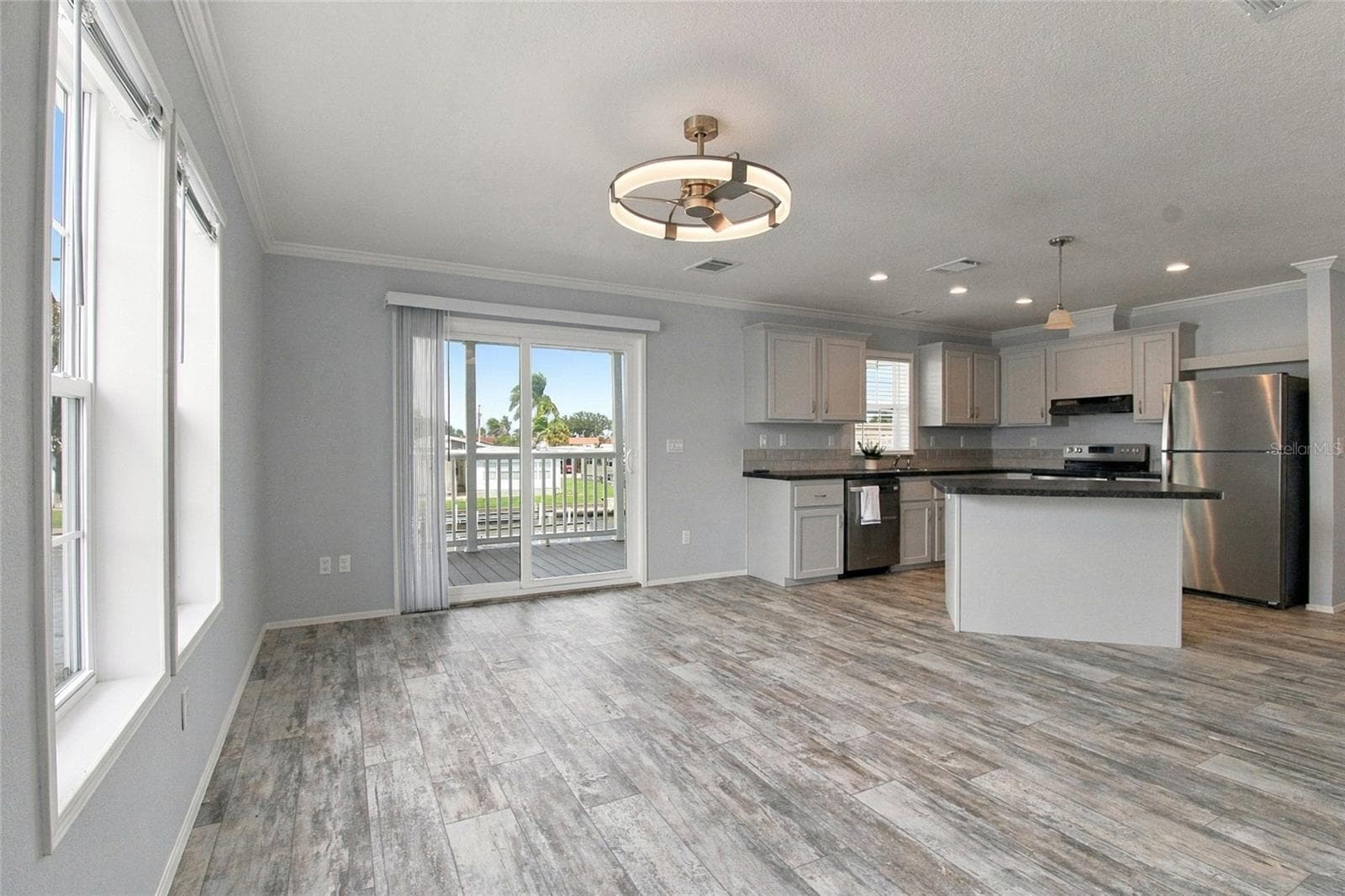 Open Concept Kitchen, LR & DR - 18675 U.S. HIGHWAY 19 N. #349, CLEARWATER