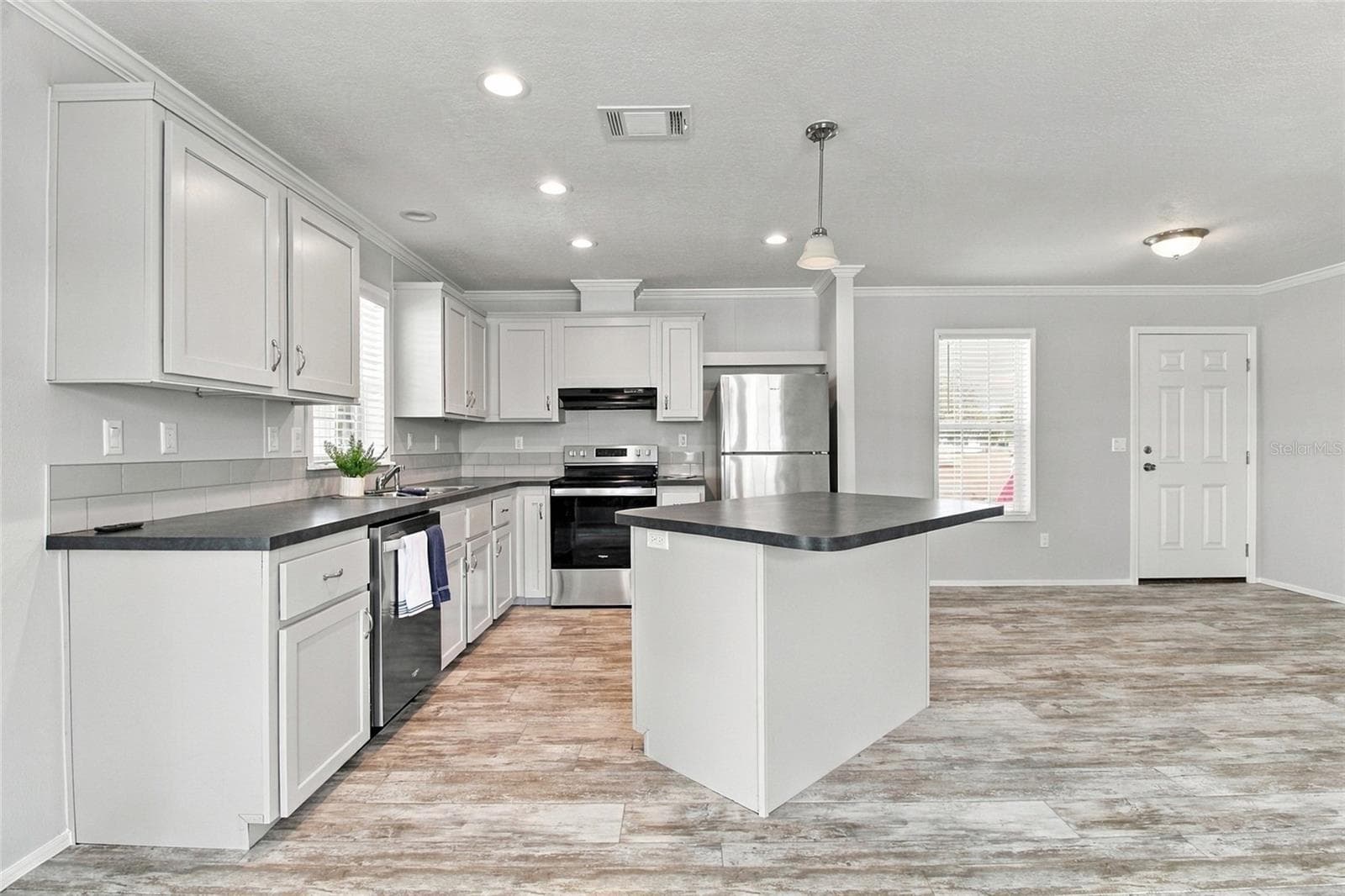 Open Concept Kitchen, LR & DR - 18675 U.S. HIGHWAY 19 N. #349, CLEARWATER