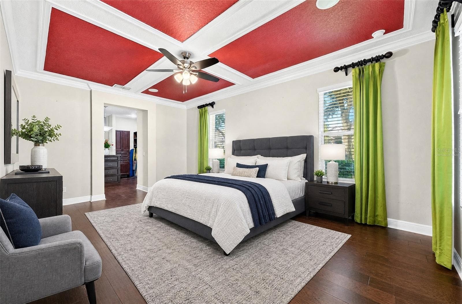 Spacious primary suite. Virtually Staged. - 4443 PINE GOLD AVE, APOPKA