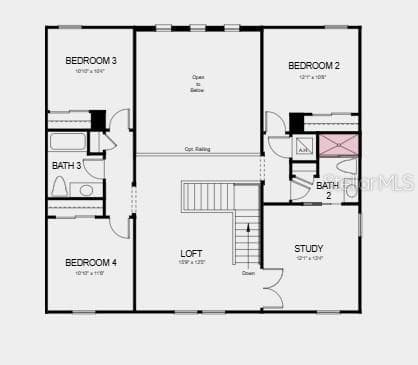 Floor 2 ~ Additional Highlights Include: kitchen pendant light pkg, extended flooring throughout main living and primary bedroom and closet - 15528 FOXTAIL LN, NOKOMIS