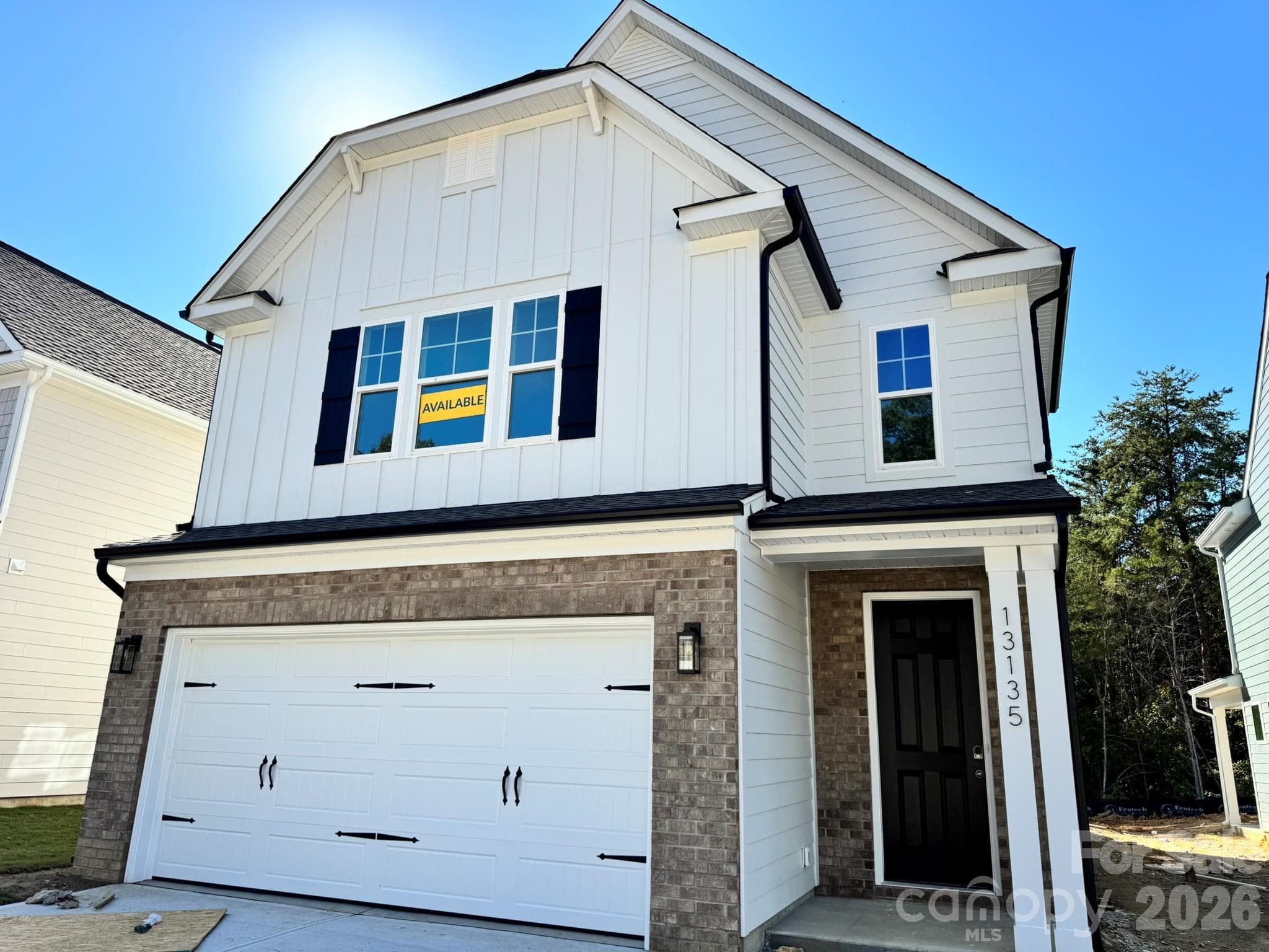 Homesite 32 features a Dillon B floorplan - 13135 Foxberry Road, Charlotte