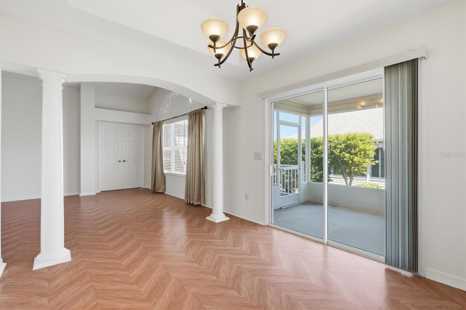 Dining has access to the Screened in Lanai - 1563 EASTOVER TER, THE VILLAGES
