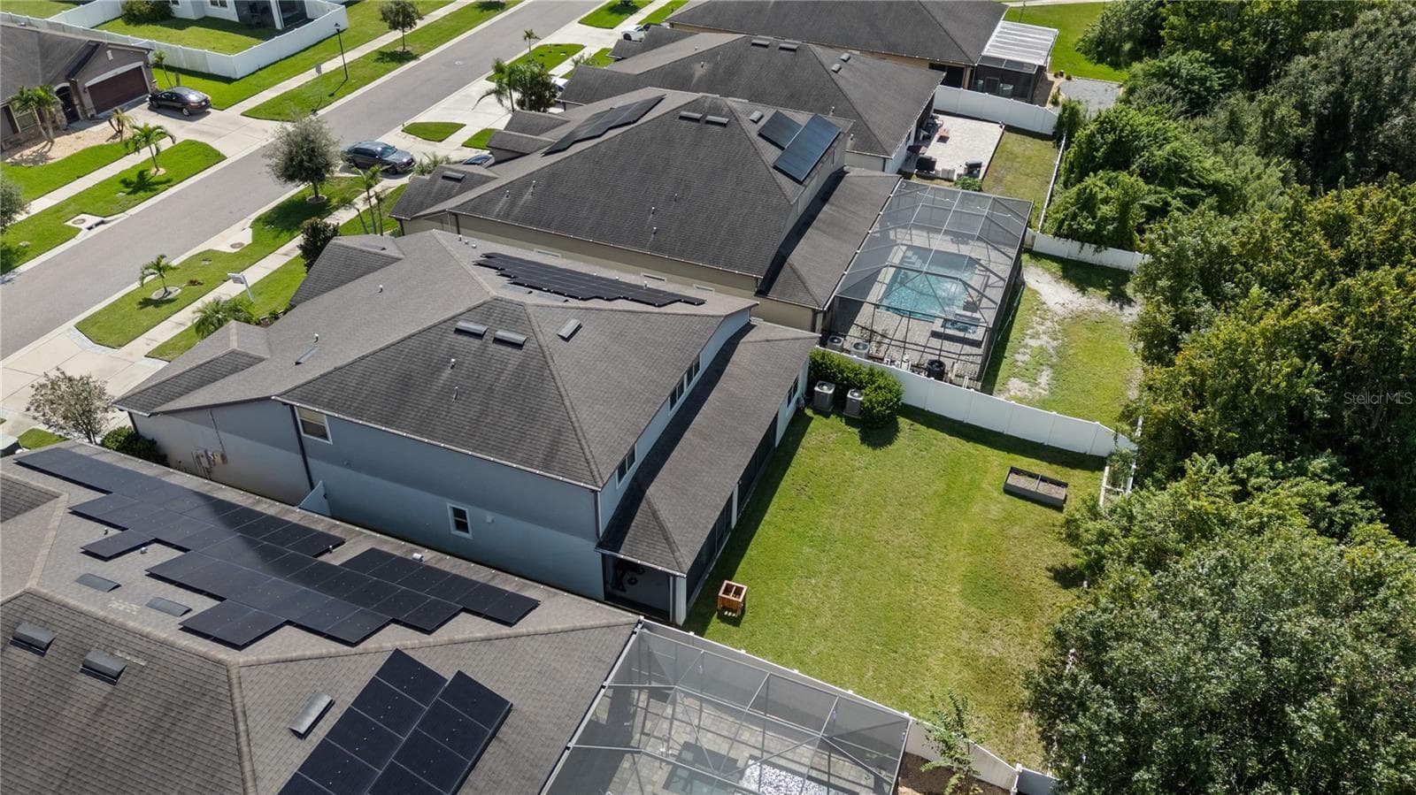 Aerial View Backyard - 11608 DUBLIN GRAFTON DR, RIVERVIEW