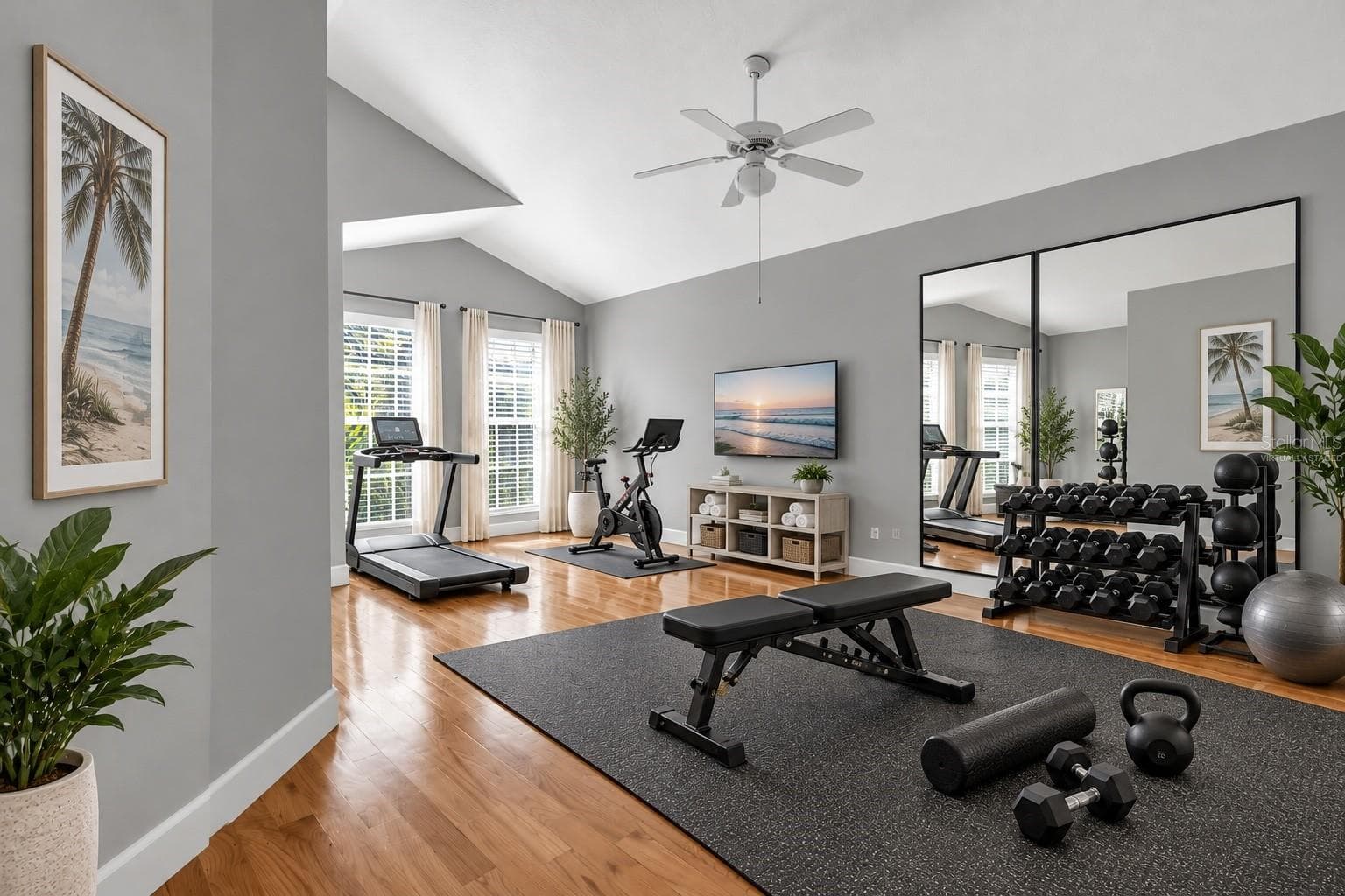 Virtually Staged for Recreation Room - 660 DELMAR TER S, ST PETERSBURG