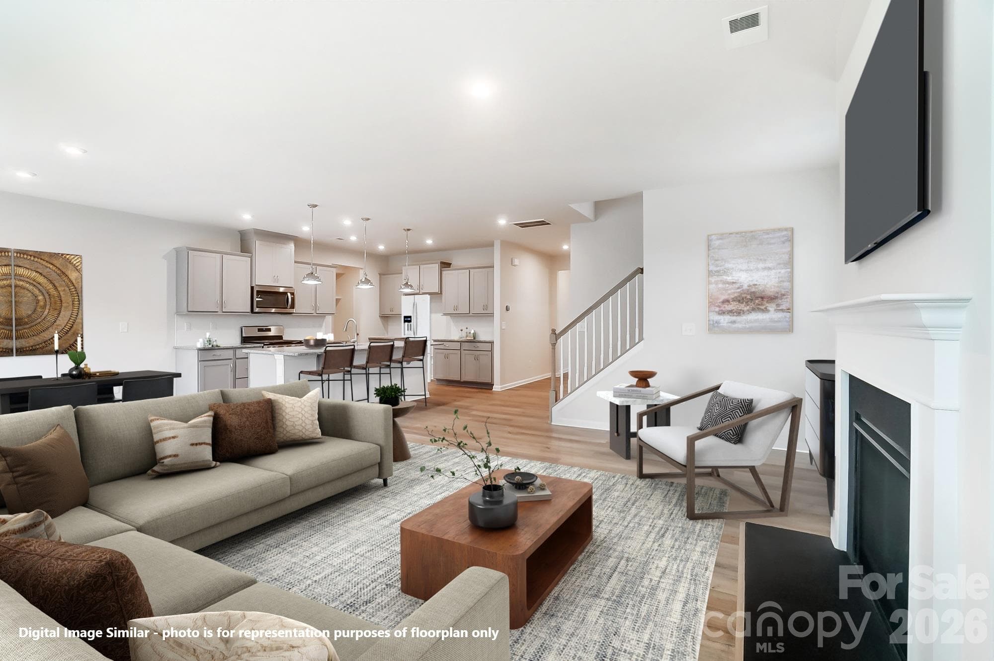 Digital Image Similar - Photo is for representation purposes of floorplan only - colors, finishes, and options will vary. - 2801 Bowman Drive, Gastonia