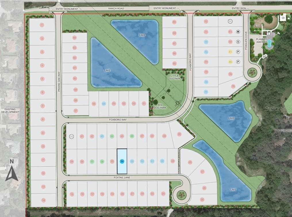 15520 Foxtail Lane Site Map - 15520 FOXTAIL LN, NOKOMIS