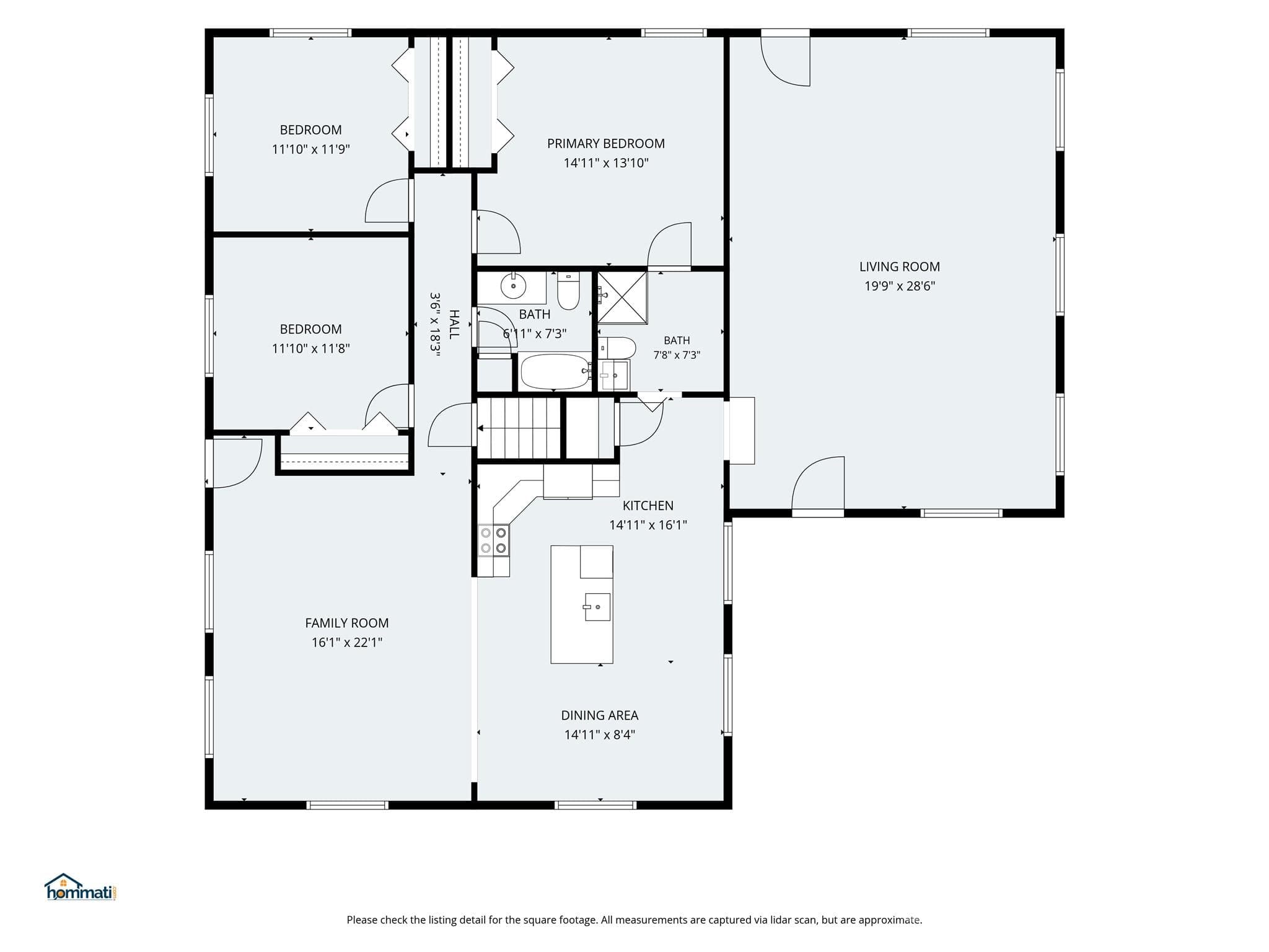 Upstairs layout - 340 Homer Corriher Road, China Grove
