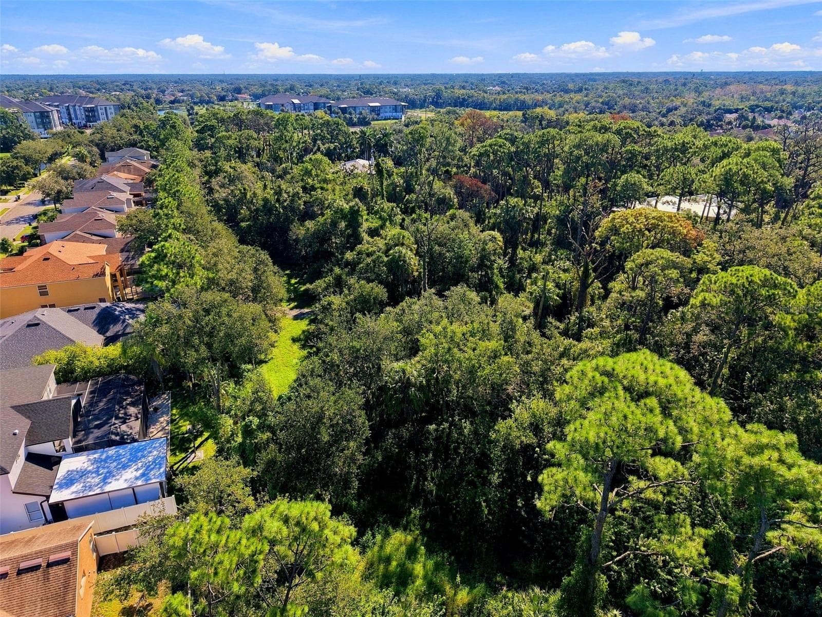 View of green area at start of ingress to parcel on 68th Ave E - private road - 68TH AVE E, SARASOTA