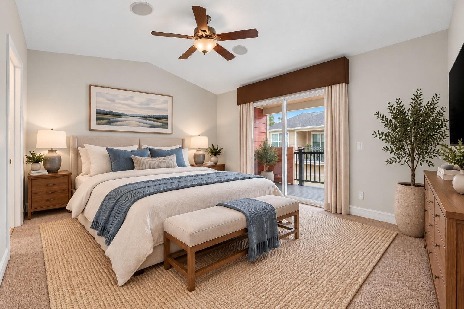 Virtually Staged Primary Suite - 457 GEE HAMMOCK LN, WINTER SPRINGS