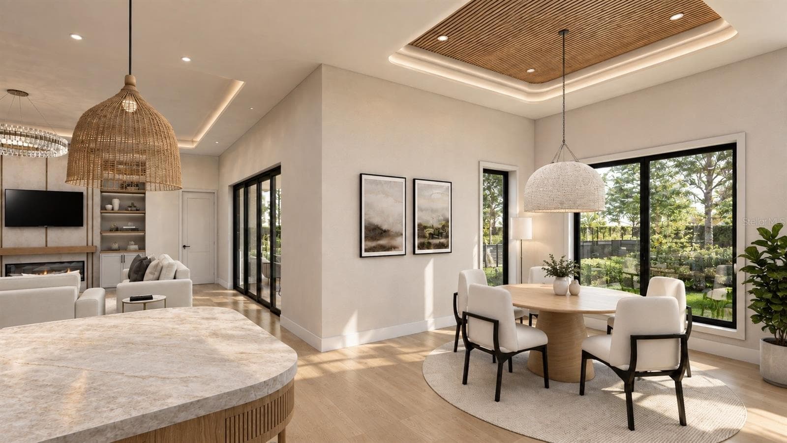 Spacious dining off kitchen - 372 BAYVIEW DR NE, ST PETERSBURG
