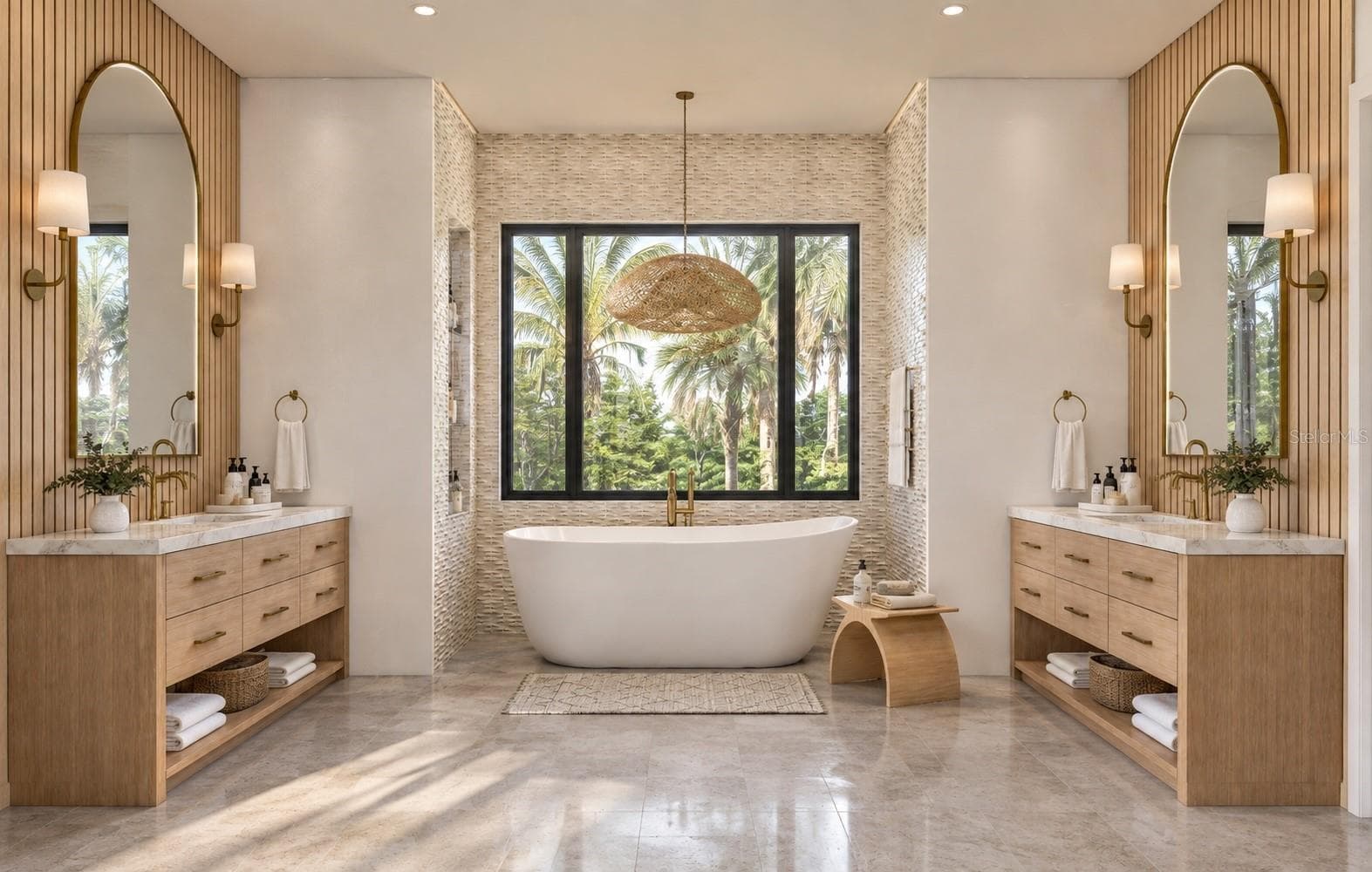 Spa-inspired owners en-suite - 372 BAYVIEW DR NE, ST PETERSBURG