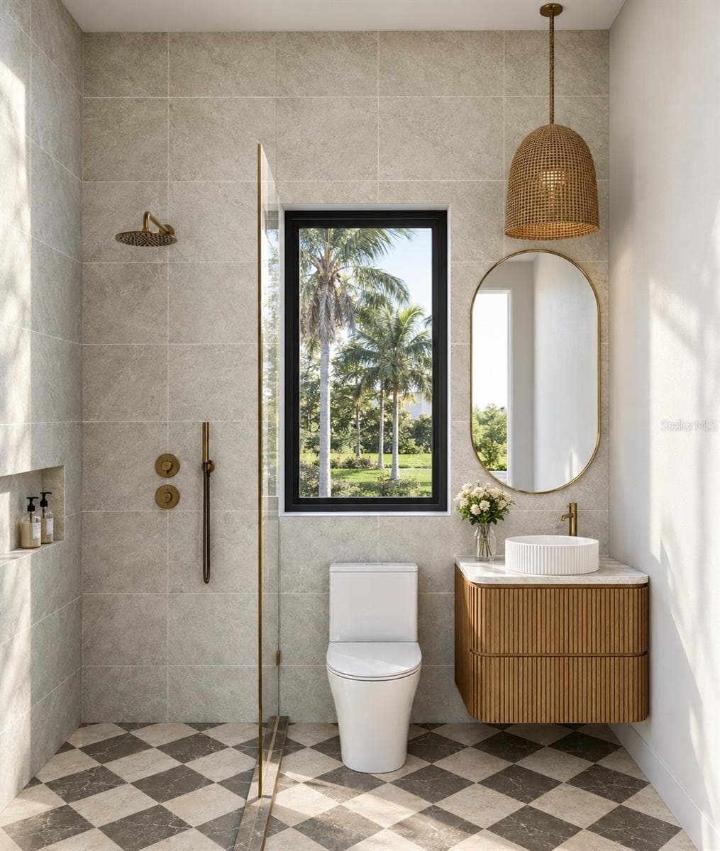 Guest bathroom - 372 BAYVIEW DR NE, ST PETERSBURG