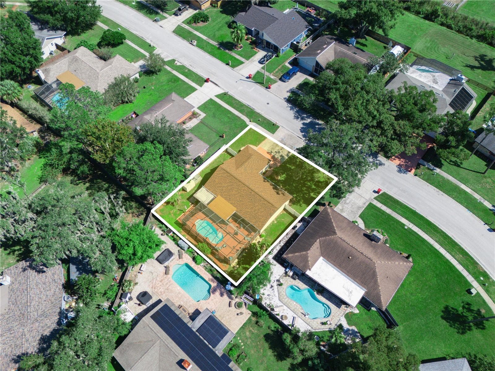 Aerial - 812 SANDALWOOD DR, PLANT CITY
