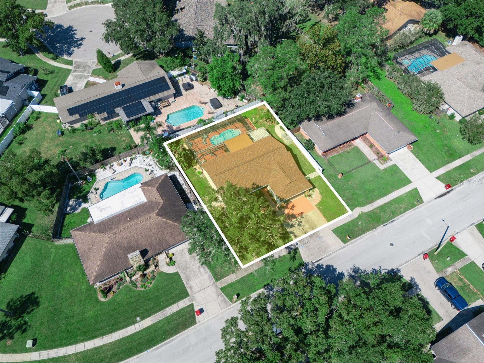 Aerial - 812 SANDALWOOD DR, PLANT CITY