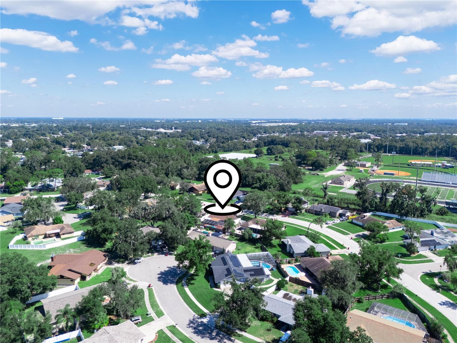 Aerial - 812 SANDALWOOD DR, PLANT CITY