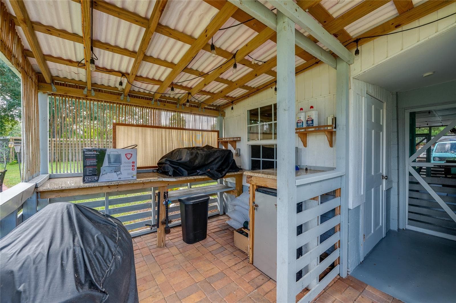 Rear covered porch - 300 ALICE ST, EDGEWATER