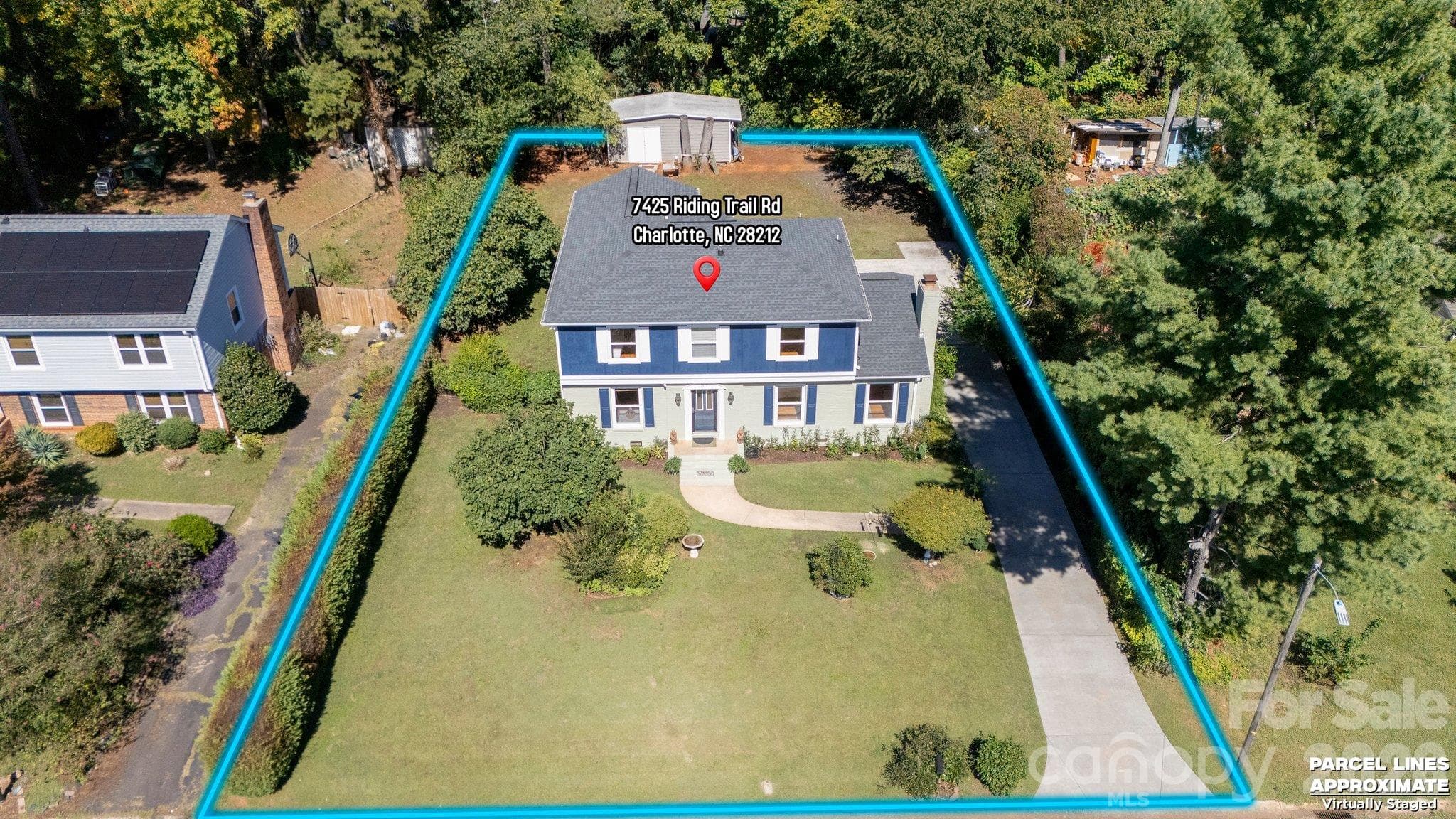 Single Family Residence at 7425 Riding Trail Road, Charlotte, photo 3 of 40