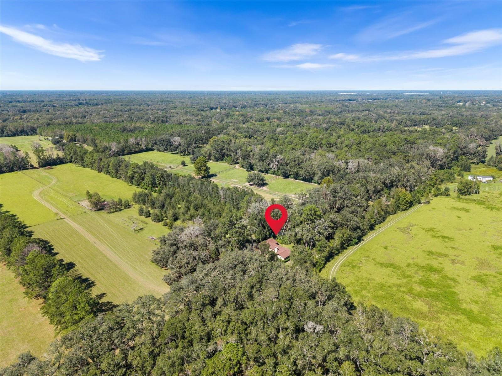 Home is on the NE corner of the property. - 5804 NW 158TH ST, ALACHUA