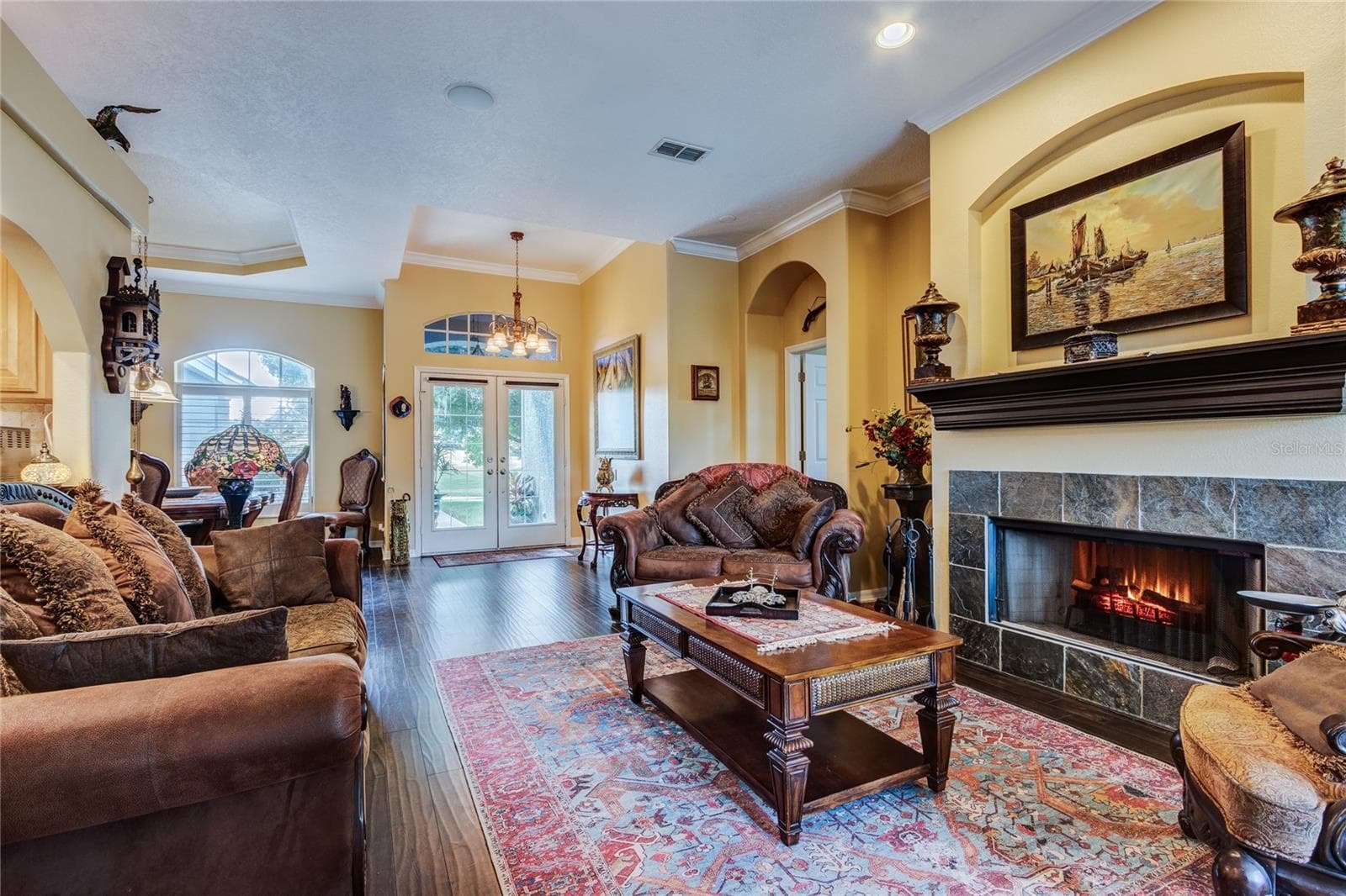 Formal Living and Dining areas are at the front of the home - 13030 GRAND TRAVERSE DR, DADE CITY