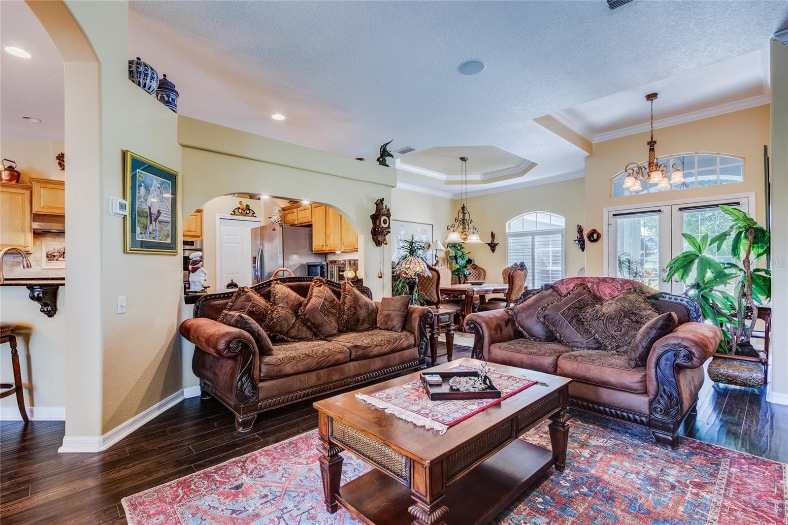 Formal living room/dining room area - 13030 GRAND TRAVERSE DR, DADE CITY