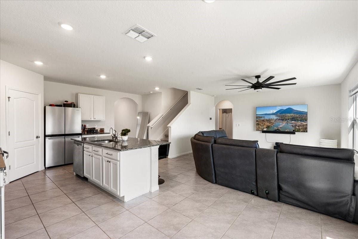 Kitchen & Living Room Open concept - 2835 HARMONIA HAMMOCK RD, ST CLOUD