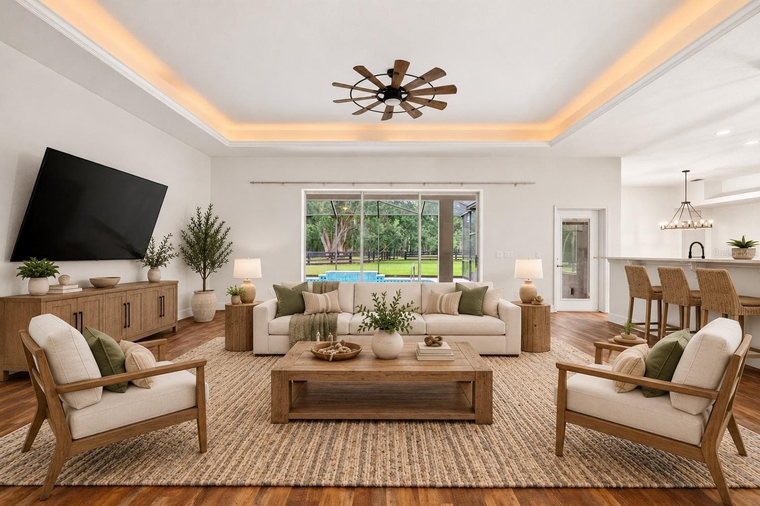 Living Room - 14144 NW 141ST AVE, WILLISTON