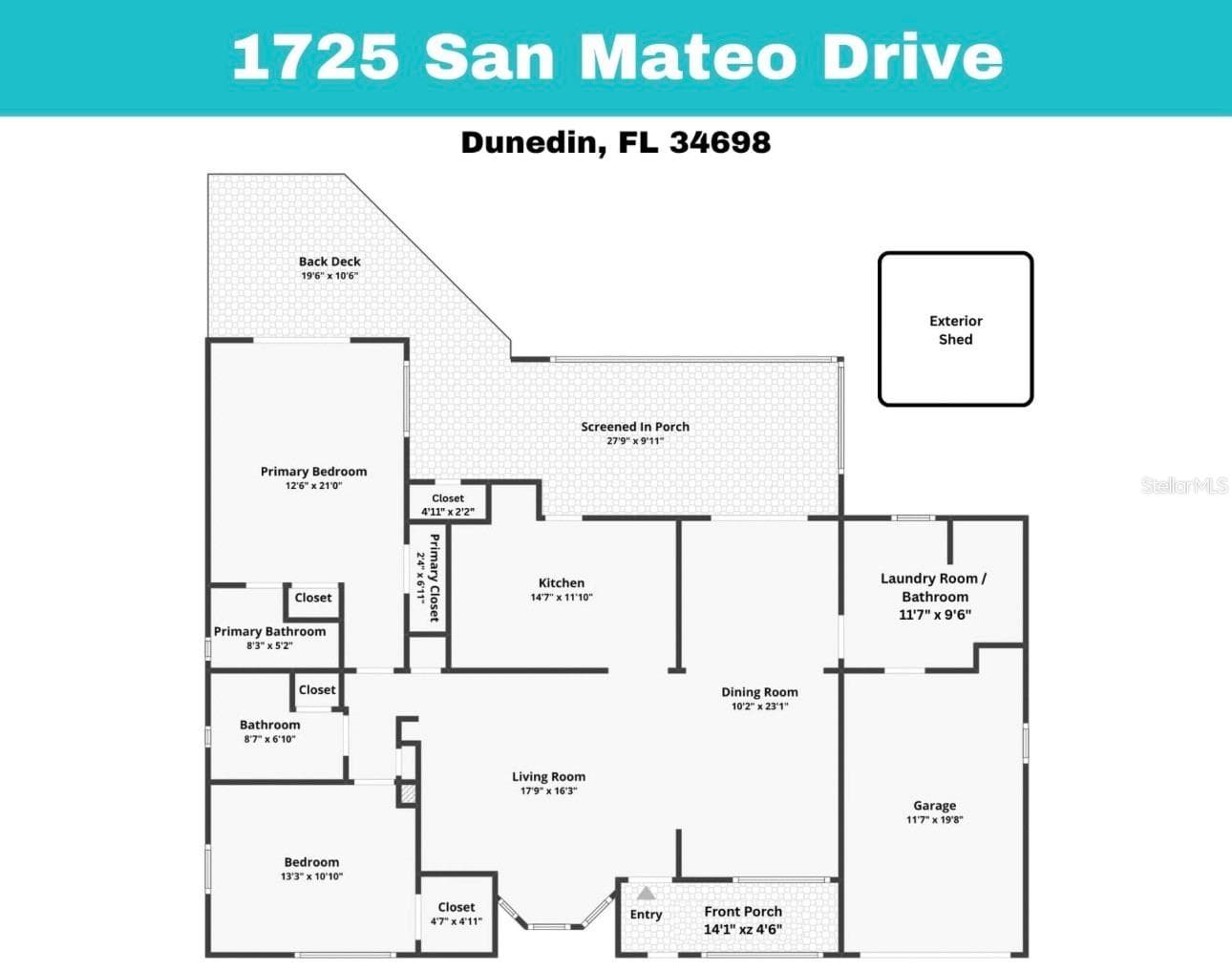 Single Family Residence at 1725 SAN MATEO DR, DUNEDIN, photo 11 of 69