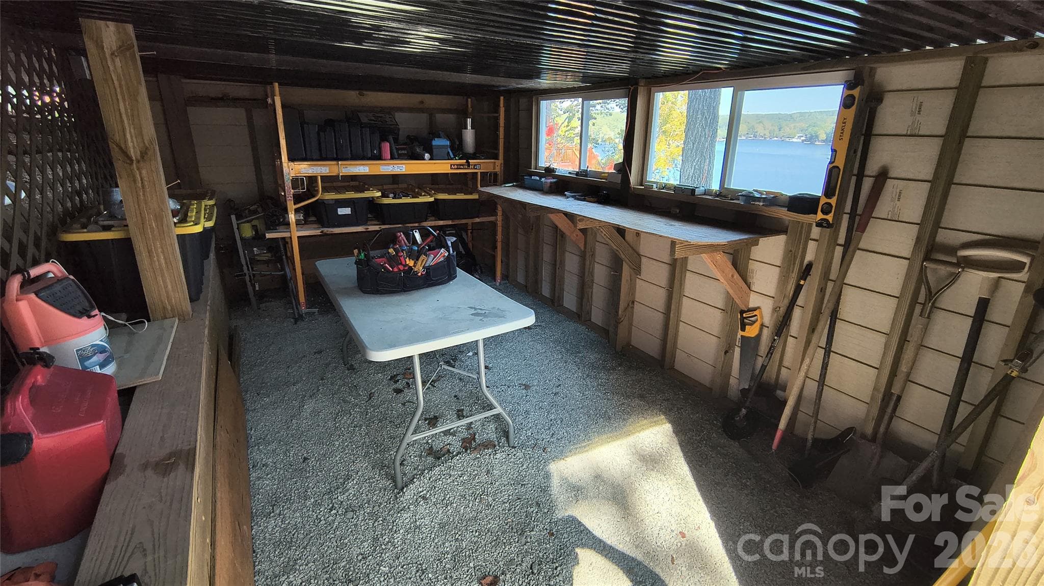 Workshop with a view. - 1026 Pinehaven Drive, Badin Lake